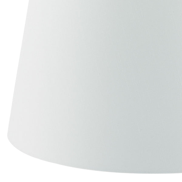 Cezanne 35cm Faux Silk Tapered Drum Shade In Ivory