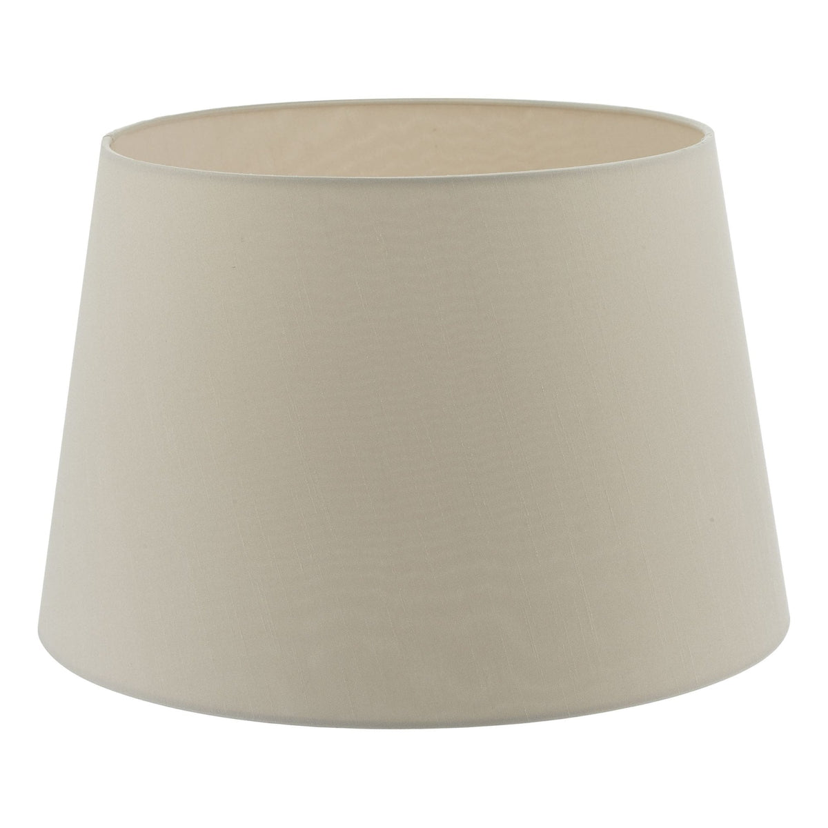 Cezanne 35cm Faux Silk Tapered Drum Shade In Ecru
