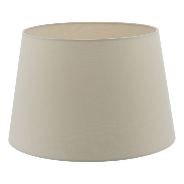 Cezanne 35cm Faux Silk Tapered Drum Shade In Ecru