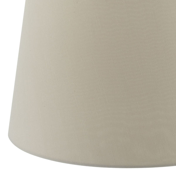 Cezanne 35cm Faux Silk Tapered Drum Shade In Ecru