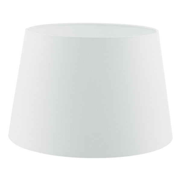 Cezanne 40cm Faux Silk Tapered Drum Shade In Ivory