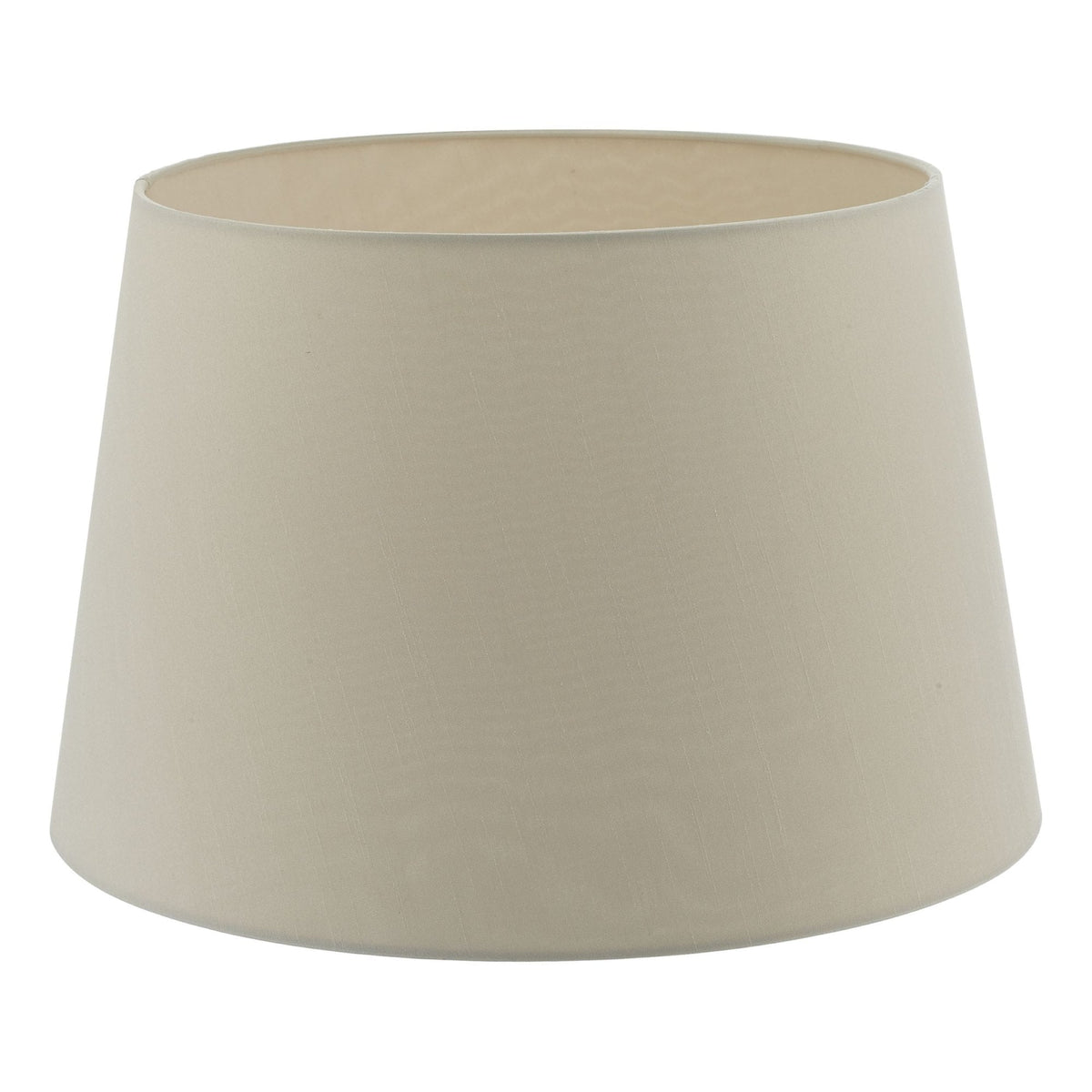 Cezanne 40cm Faux Silk Tapered Drum Shade In Ecru
