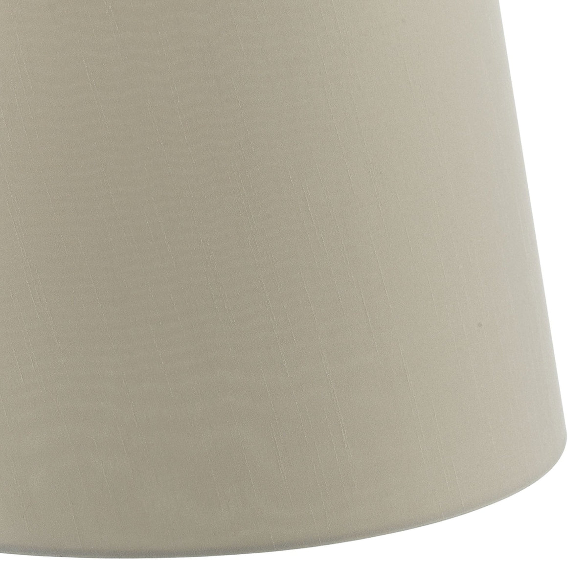 Cezanne 40cm Faux Silk Tapered Drum Shade In Ecru