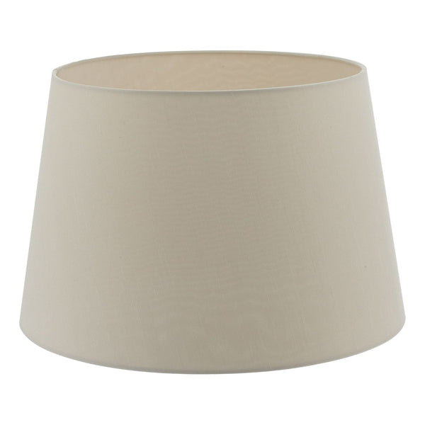 Cezanne 45cm Faux Silk Tapered Drum Shade In Ecru