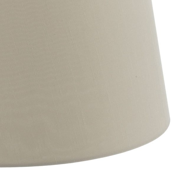 Cezanne 45cm Faux Silk Tapered Drum Shade In Ecru