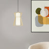 Maseta Single Pendant in Gold with Opal Matt White Glass Diffuser
