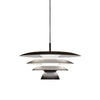 Da Vinci 430mm Single Metal Pendant in Black