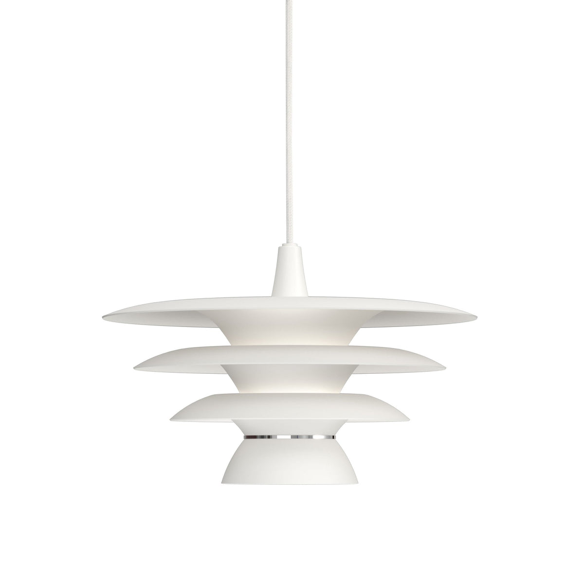 Da Vinci 300mm Single Metal Pendant in White