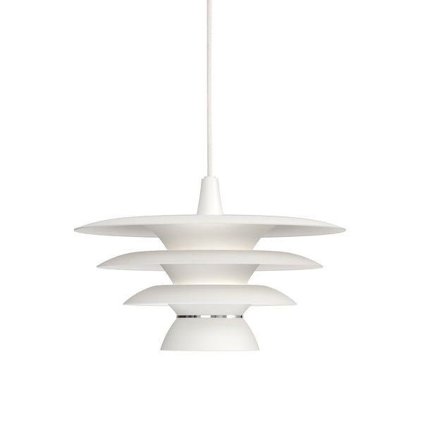 Da Vinci 300mm Single Metal Pendant in White