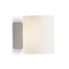 Evoke Small Wall Light In White With Frosted Glass Shade