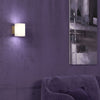 Evoke Large Wall Light In Satin Brass With Frosted Glass Shade