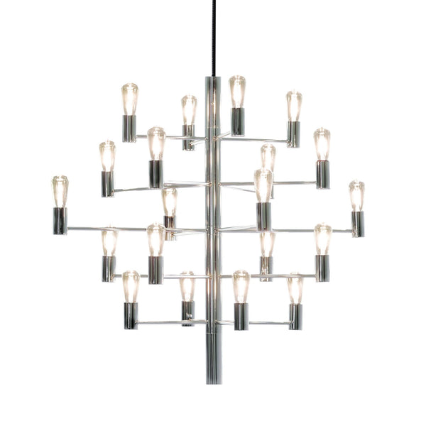 Manola Krona 20 Light Pendant In Chrome