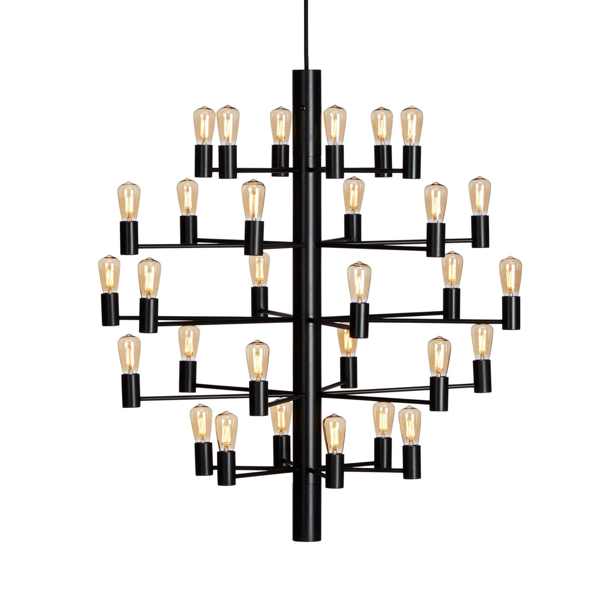 Manola Krona 30 Light Pendant In Black