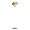 Motown Floor Lamp in Satin Brass