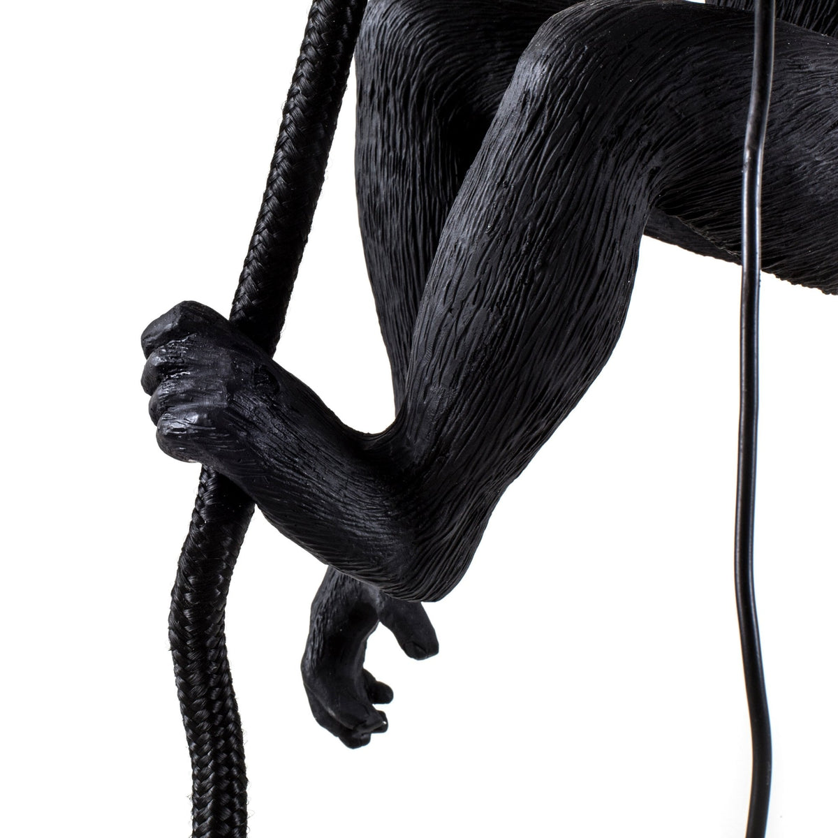 Monkey Outdoor Lamp IP44 with Rope Edition in Black