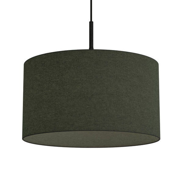 Soft Wool 400mm Pendant In Green