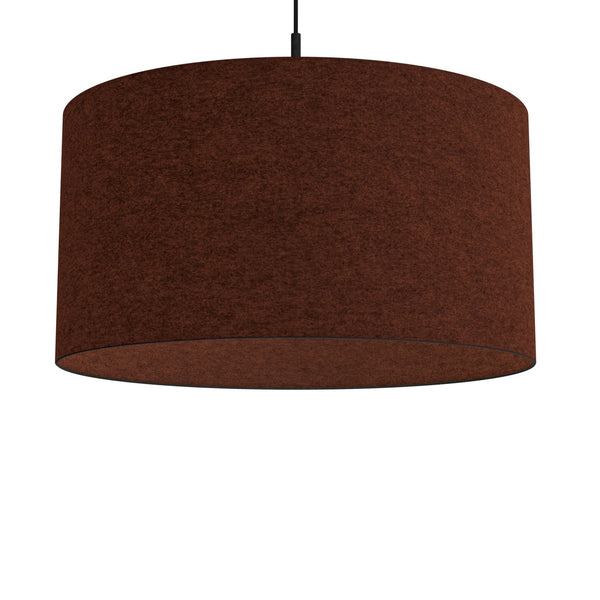 Soft Wool 570mm Pendant In Rust Red