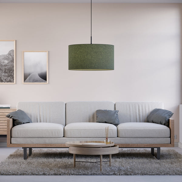 Soft Wool 570mm Pendant In Green