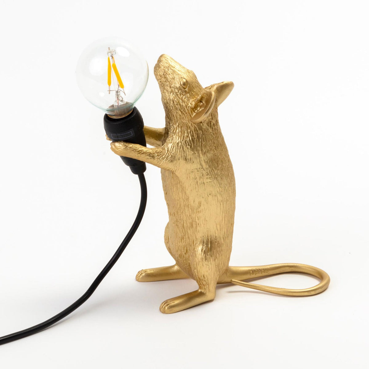 Mouse Lamp Standing Edition in Gold