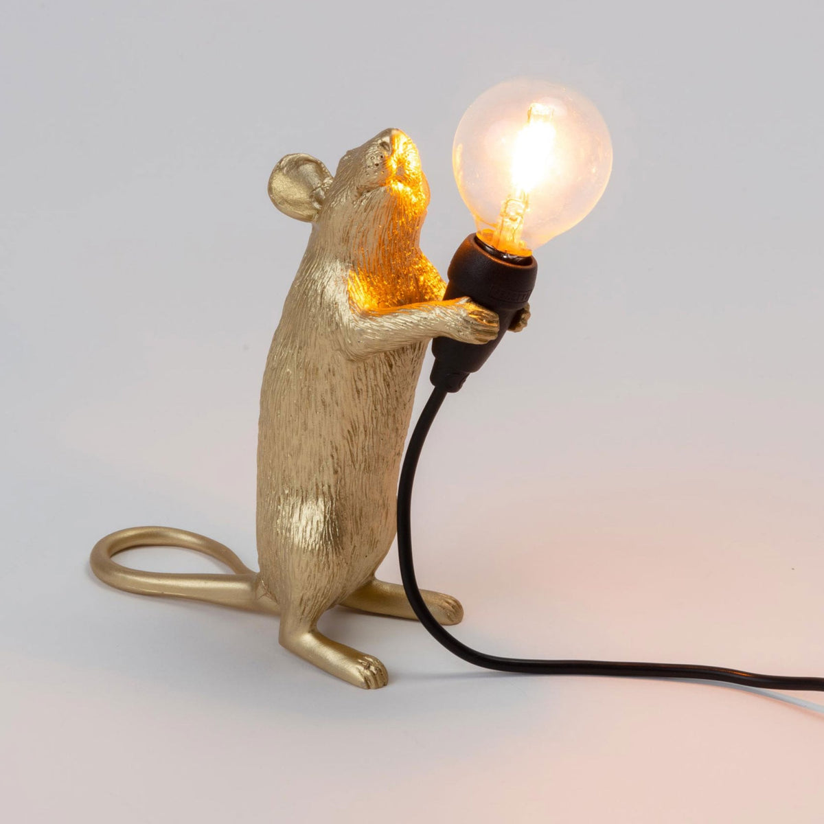 Mouse Lamp Standing Edition in Gold