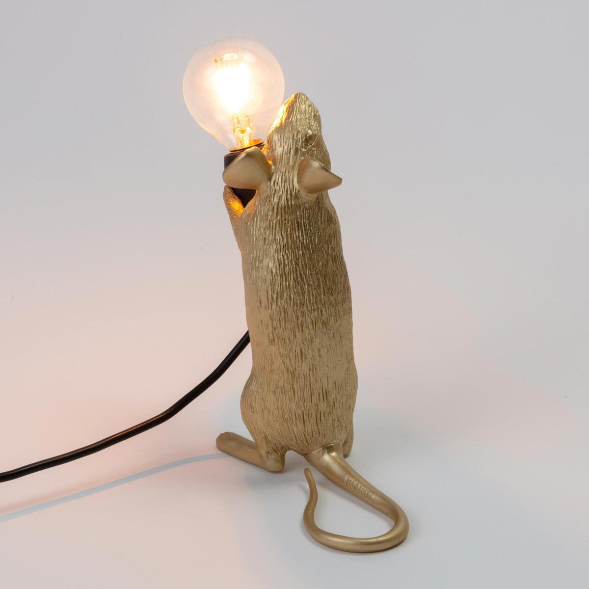 Mouse Lamp Standing Edition in Gold