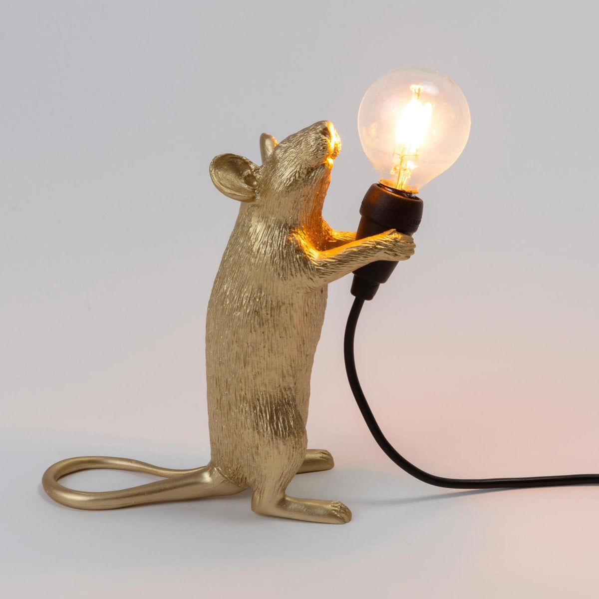 Mouse Lamp Standing Edition in Gold