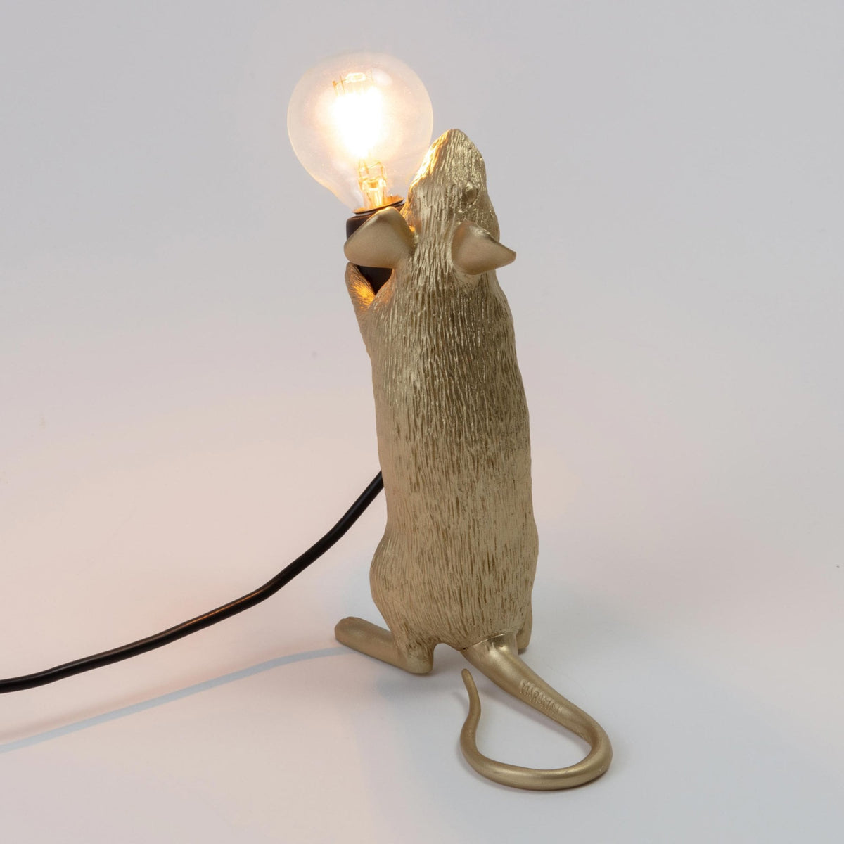 Mouse Lamp Standing Edition in Gold