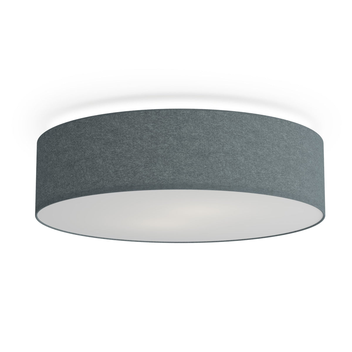 Soft Wool 440mm Ceiling Light In Blue