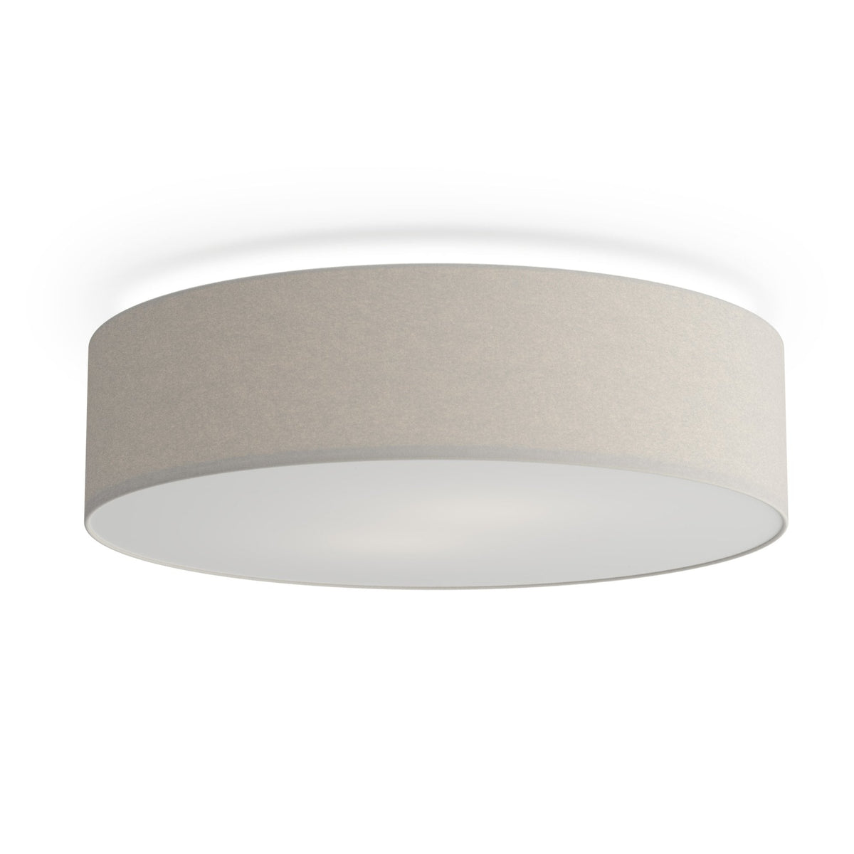 Soft Wool 440mm Ceiling Light In Natural White