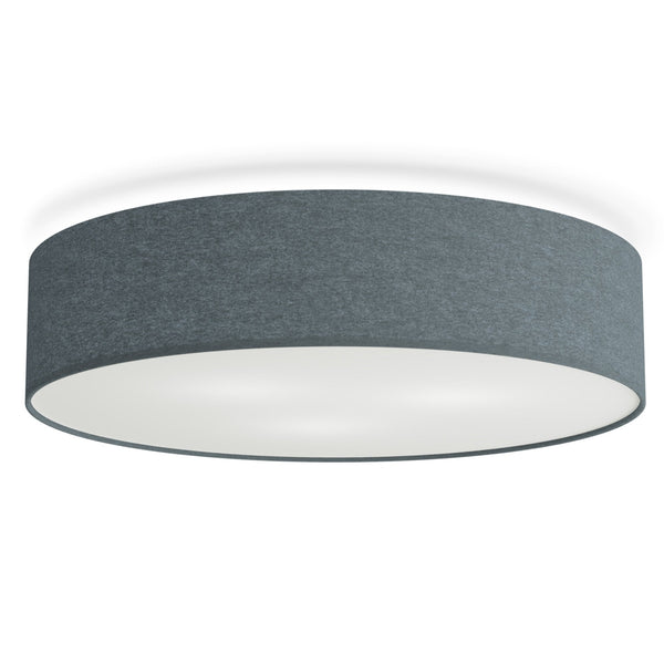 Soft Wool 500mm Ceiling Light In Blue