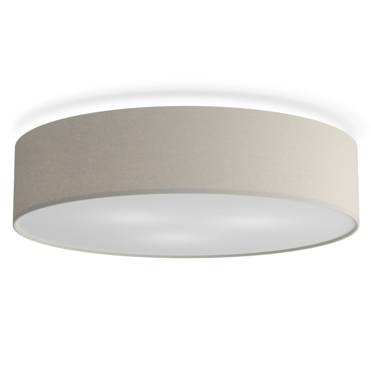 Soft Wool 500mm Ceiling Light In Natural White