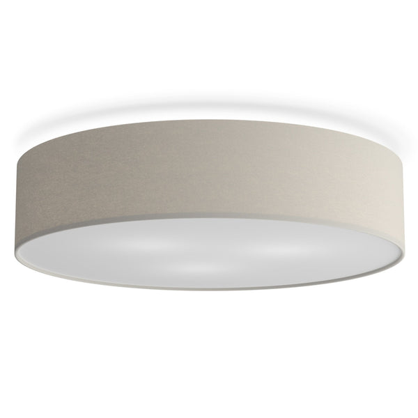 Soft Wool 500mm Ceiling Light In Natural White