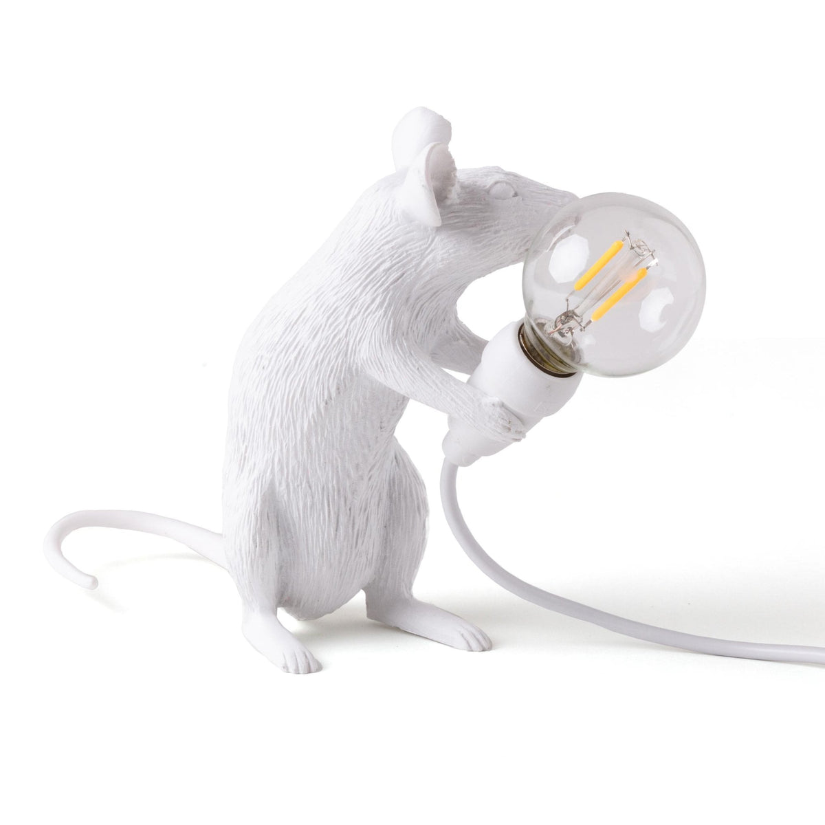 Mouse Lamp Sitting Edition in White