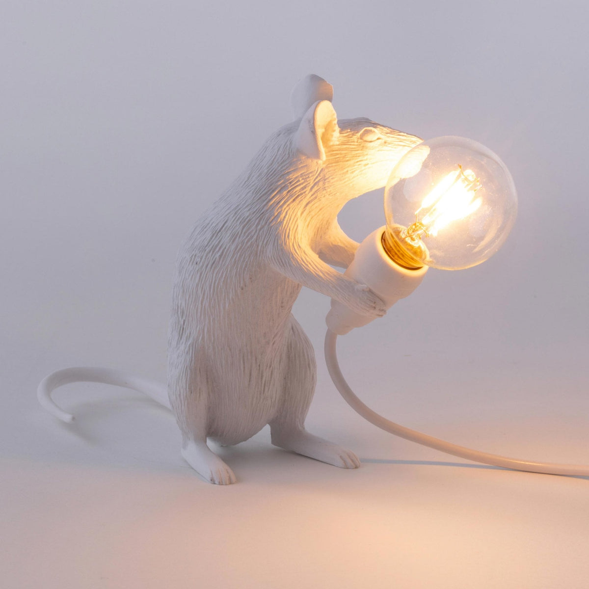 Mouse Lamp Sitting Edition in White