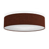 Soft Wool 600mm Ceiling Light In Rust Red