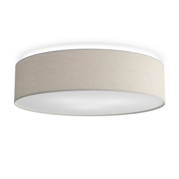 Soft Wool 600mm Ceiling Light In Natural White