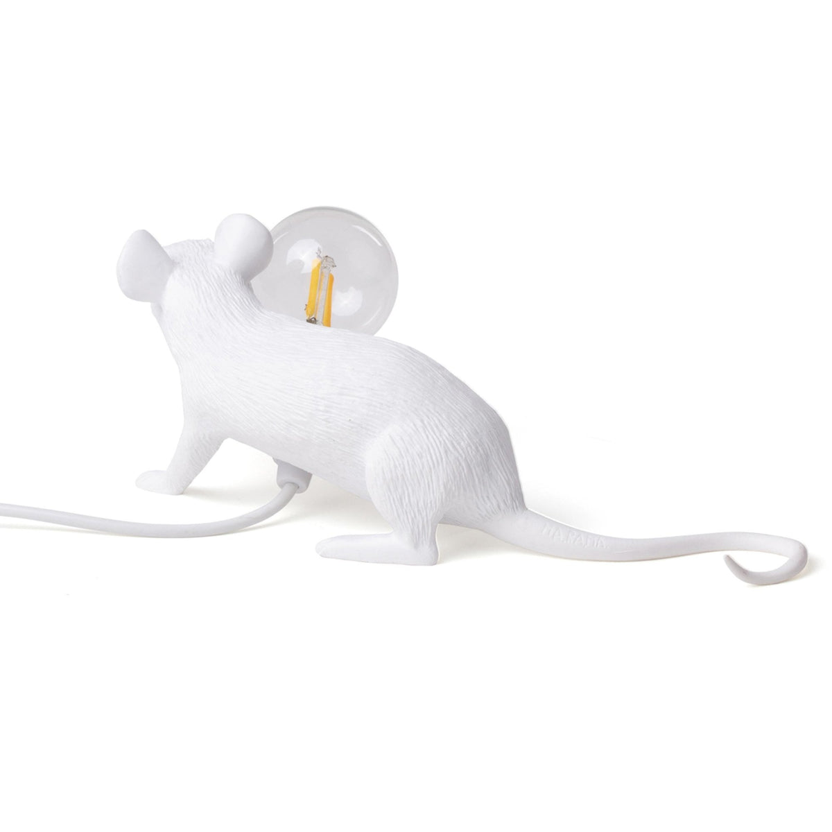 Mouse Lamp Lie Down Edition in White
