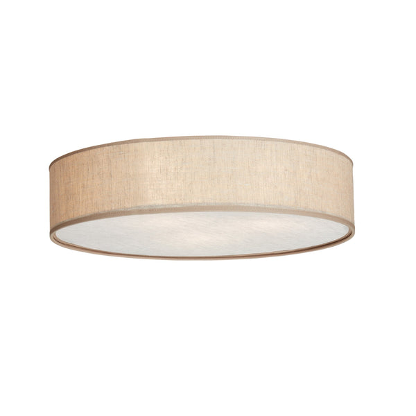 Soft Linen 440mm Ceiling Light In Natural Linen