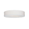 Soft Linen 440mm Ceiling Light In White