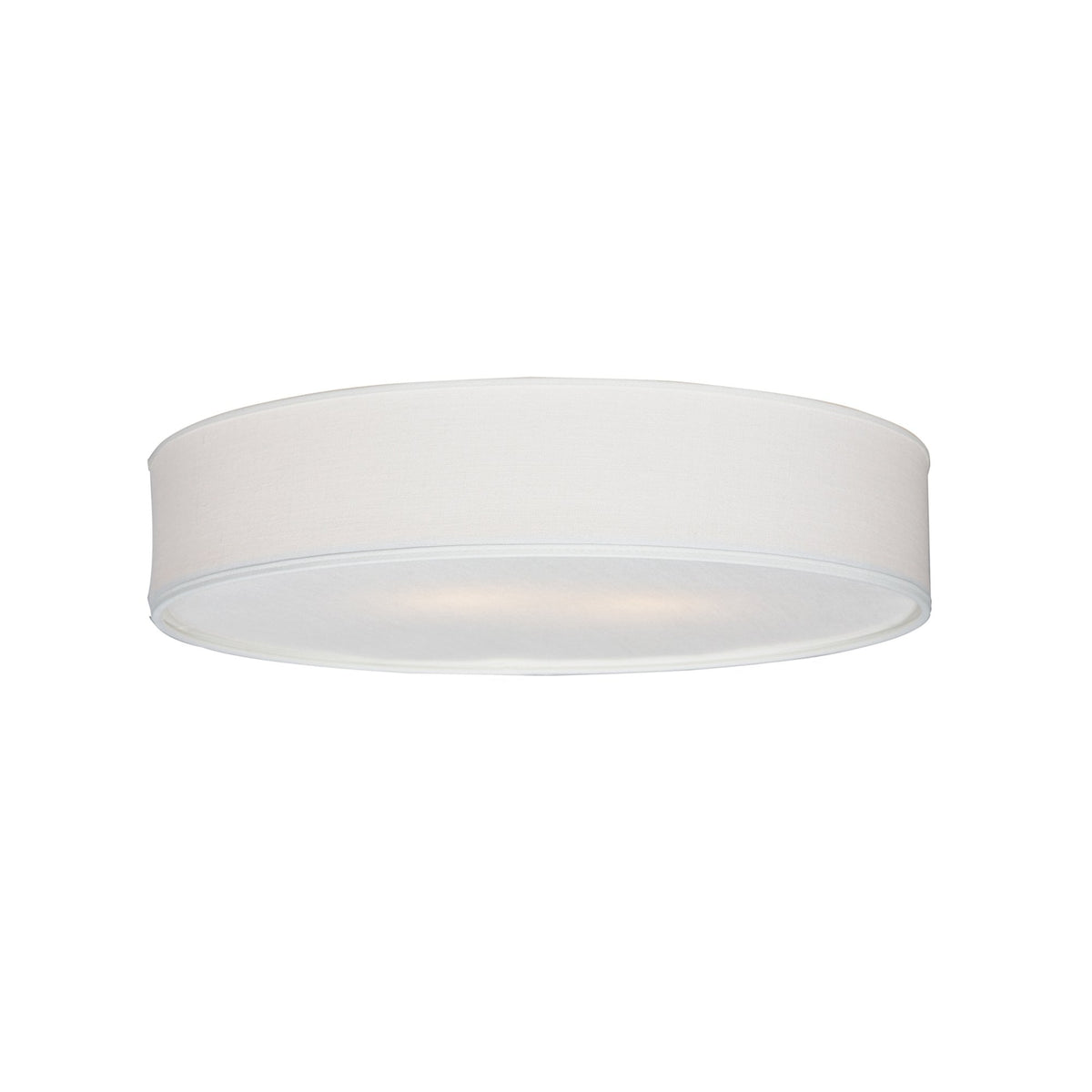 Soft Linen 440mm Ceiling Light In White