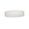 Soft Linen 500mm Ceiling Light In White