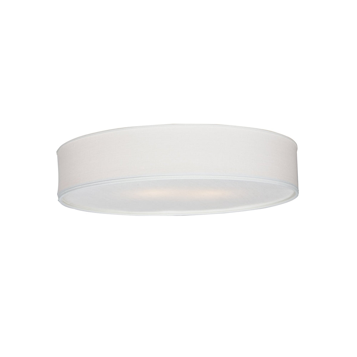 Soft Linen 500mm Ceiling Light In White