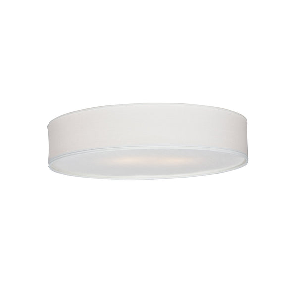 Soft Linen 500mm Ceiling Light In White