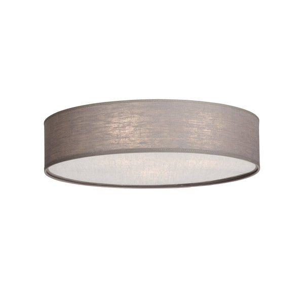 Soft Linen 600mm Ceiling Light In Grey