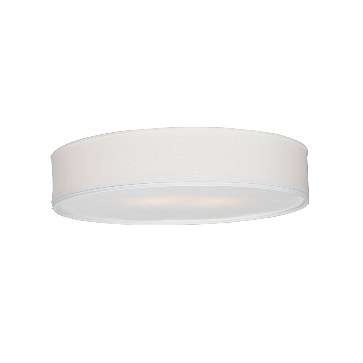 Soft Linen 600mm Ceiling Light In white
