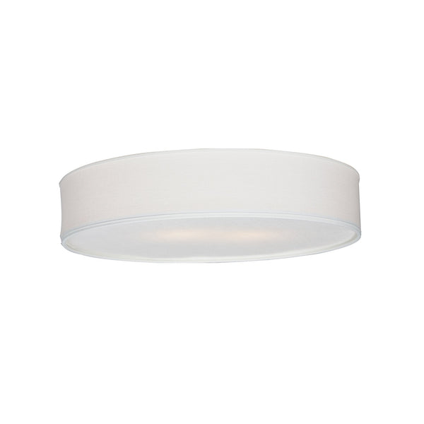 Soft Linen 600mm Ceiling Light In white