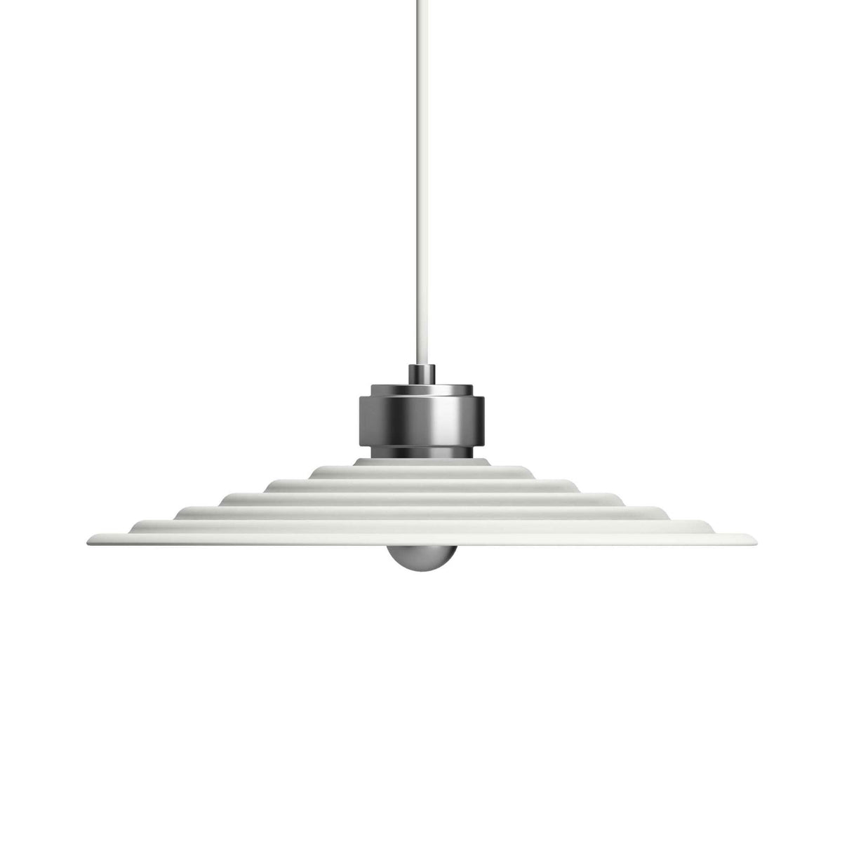 Sound Medium Pendant in White
