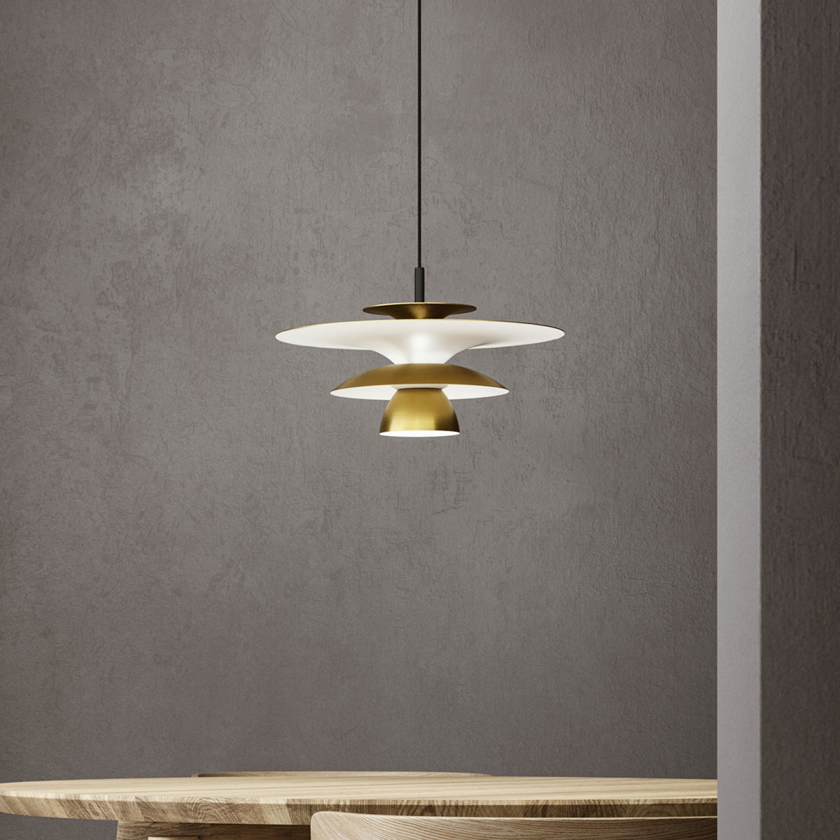 Picasso 380 Pendant in Antique Brass