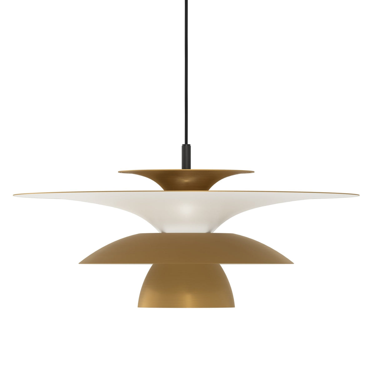 Picasso 500 Pendant in Antique Brass