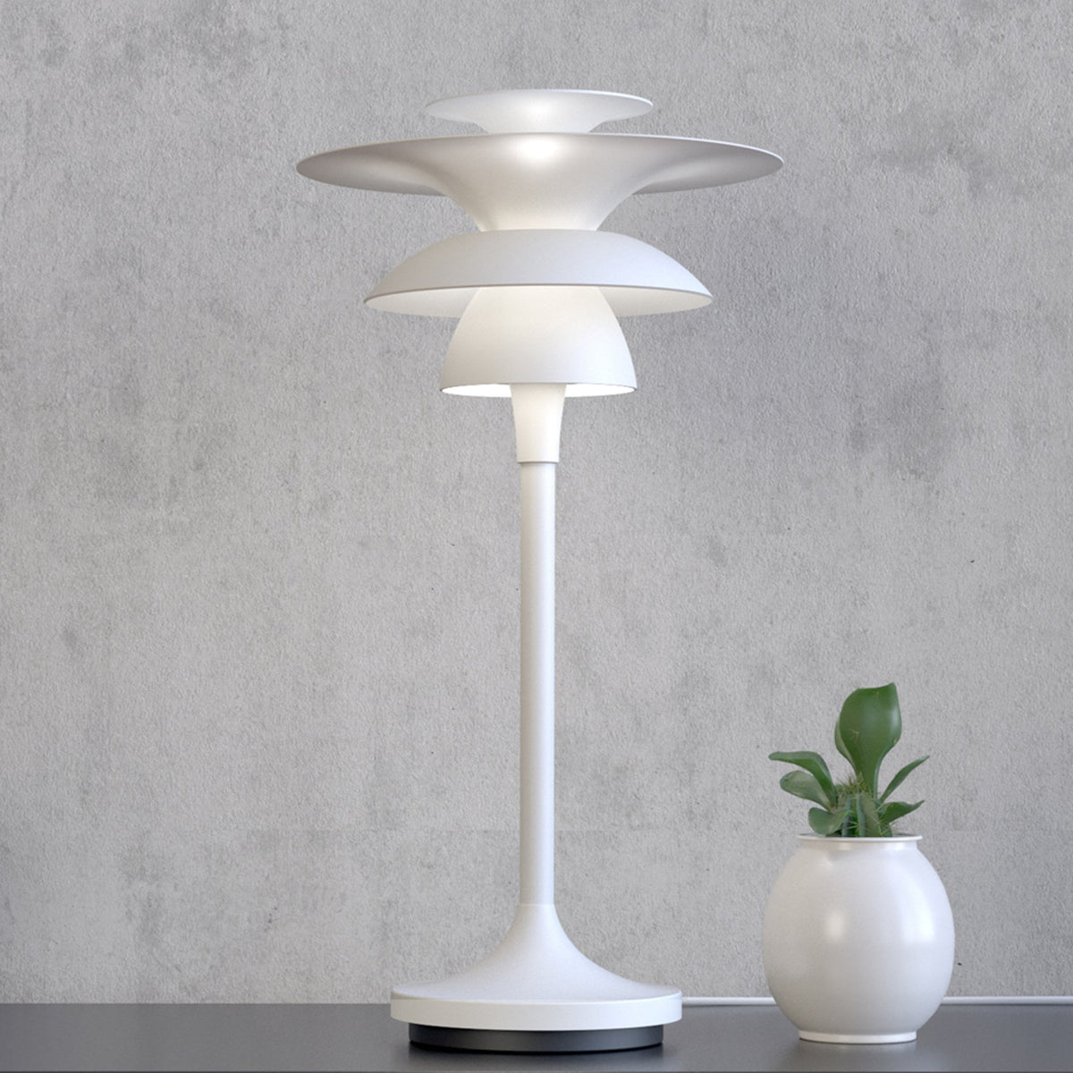 Picasso 347 Table Lamp in White
